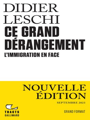 cover image of Ce grand dérangement